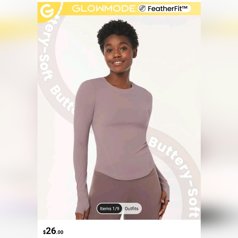 Lavender Sports Top